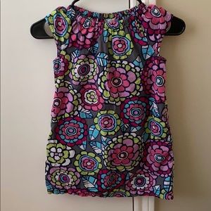Hanna Anderson floral A-line dress 5-6y